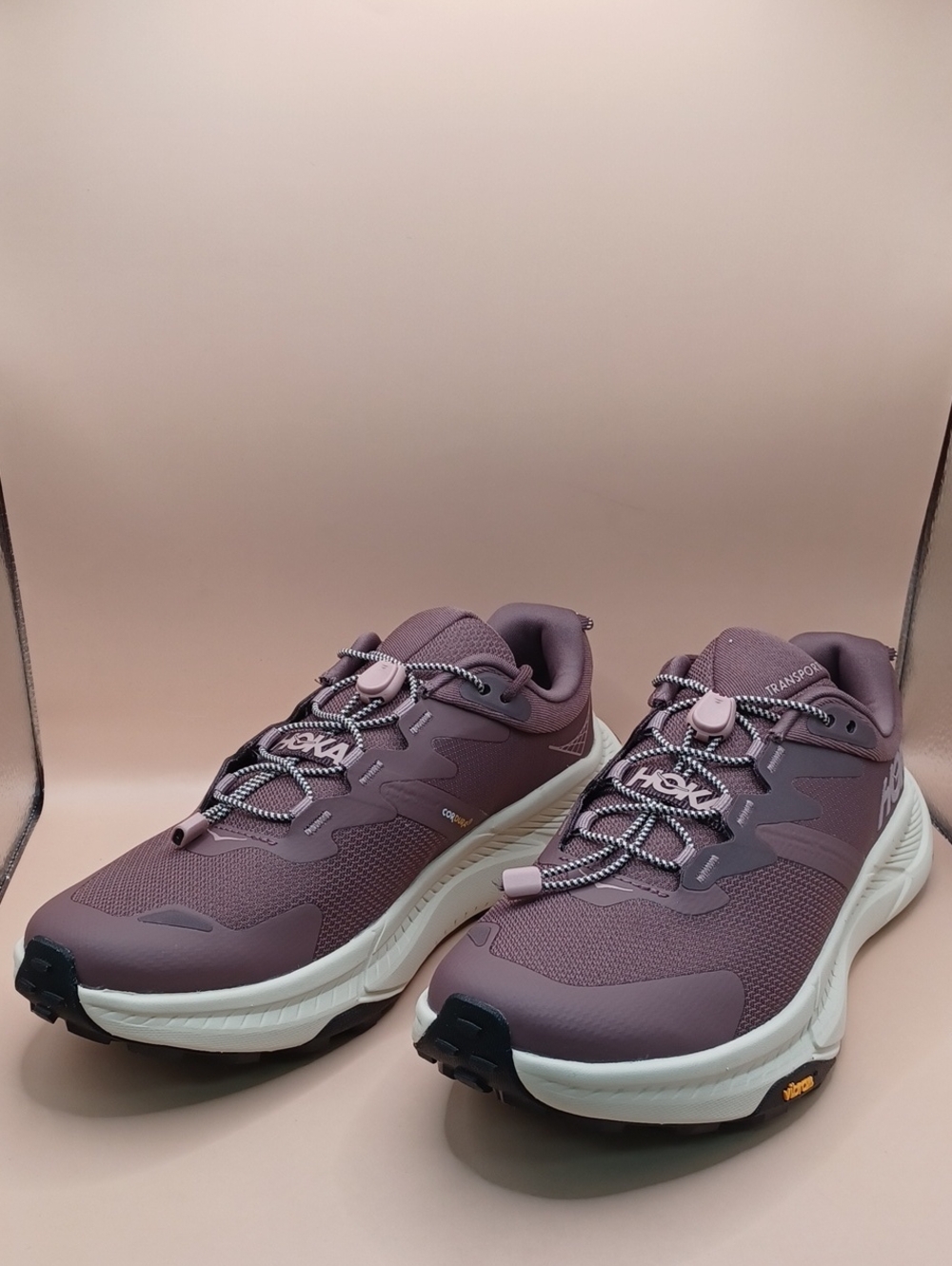 Hoka Women's Transport Sneaker-Smokey Quartz/Oat Milk Size 7.5B US